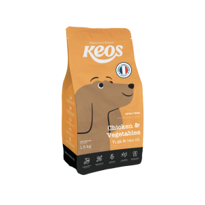 Keos chó vị gà rau củ 1,5kg