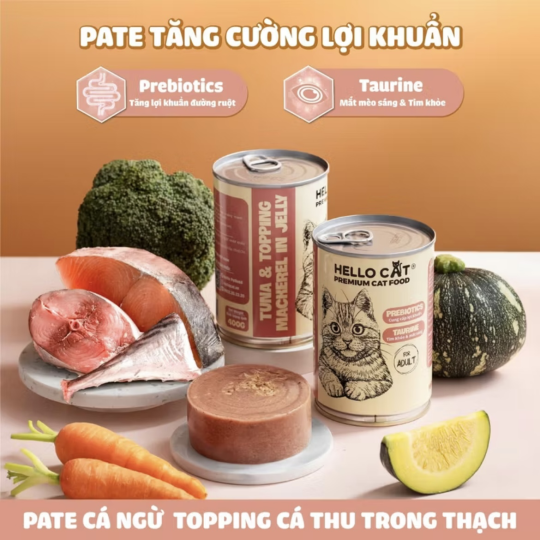 Pate lon Hello Cat 400gr