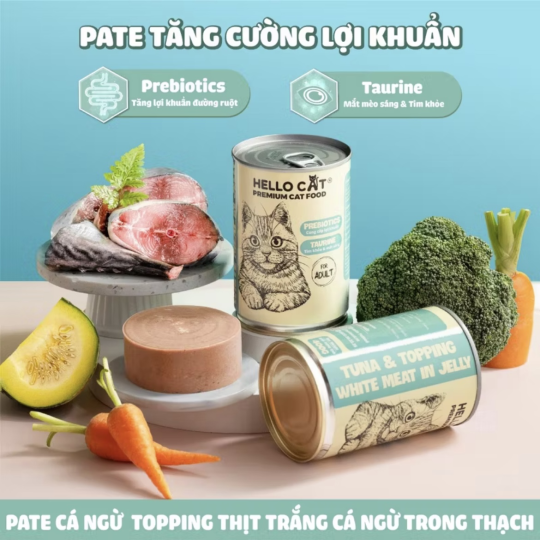 Pate lon Hello Cat 400gr