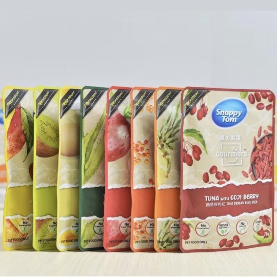 Pate gói snappy ton trái cây 70gr