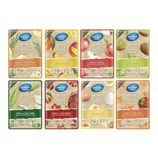Pate gói snappy ton trái cây 70gr