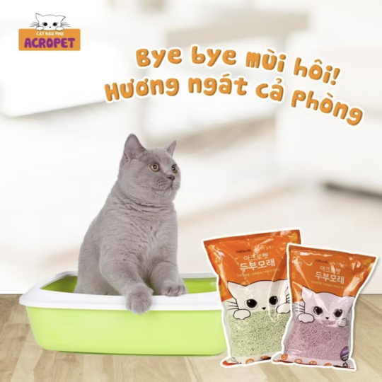 Cát đậu nành Acropet 5L