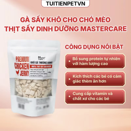 Gà sấy viên cho chó mèo 90gr