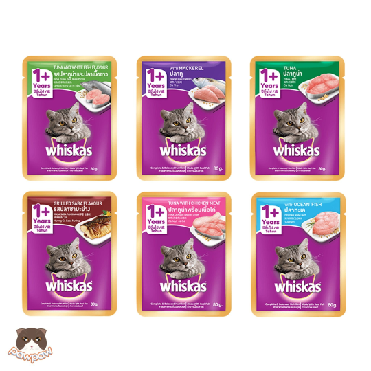 Pate gói whiskas